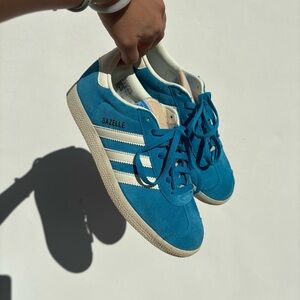 Adidas Gazelle Bold Aqua Blue Sneakers